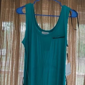 Calvin Klein Emerald Green Tank Maxi Dress S-12
